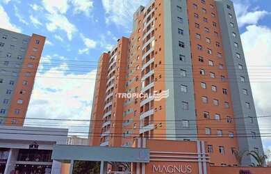 Imagem: O apartamento possui 2 Dormitórios, 1 Banheiro, 1 Vaga na garagem