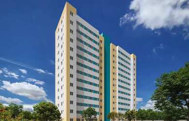 Imagem: O apartamento possui 2 Dormitórios, 1 Banheiro, 1 Vaga na garagem