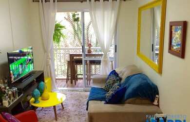 Imagem: O apartamento possui 1 Dormitório, 1 Banheiro, 1 Vaga na garagem