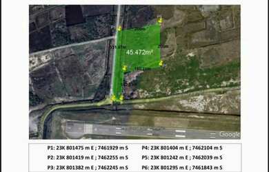 Imagem: O terreno possui 45.472m² de Área e está localizado em Centro