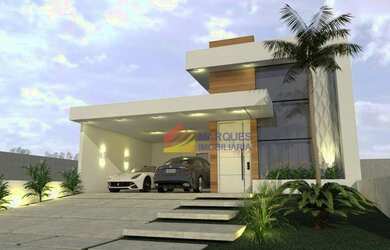 Imagem: A casa em condomínio possui 3 Dormitórios, 3 Banheiros, 4