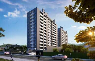 Imagem: O apartamento possui 2 Dormitórios, 1 Banheiro, 1 Vaga na garagem