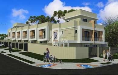 Imagem: A casa possui 3 Dormitórios, 3 Banheiros, 2 Vagas na garagem