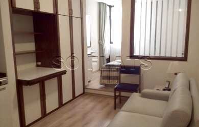 Imagem 1: Flat no Jardim Paulista. Piscina, Imóvel mobiliado, Ar-condicionadoe27m²...