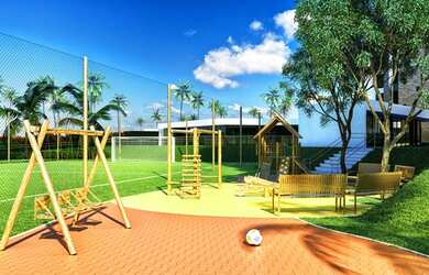 Imagem 13: Apartamento quatro suítes Pé na Areia condomínio Acqua Marine na Reseva...