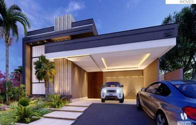 Imagem: A casa em condomínio possui 4 Dormitórios, 4 Banheiros, 4