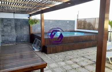 Imagem: O apartamento na cobertura possui 3 Dormitórios, 4 Banheiros