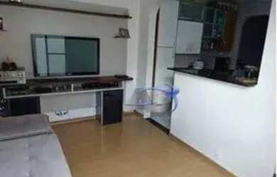 Imagem: O apartamento possui 2 Dormitórios, 1 Banheiro, 1 Vaga na garagem