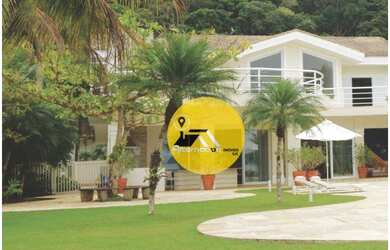 Imagem: A casa em condomínio possui 5 Dormitórios, 5 Banheiros, 3