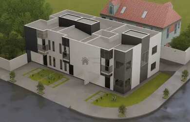 Imagem: A casa possui 3 Dormitórios, 1 Banheiro, 2 Vagas na garagem