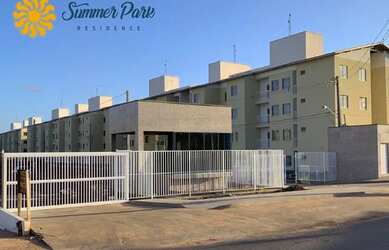 Imagem: O apartamento possui 2 Dormitórios, 1 Banheiro, 1 Vaga na garagem