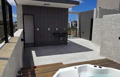 Imagem: O apartamento na cobertura possui 2 Dormitórios, 3 Banheiros