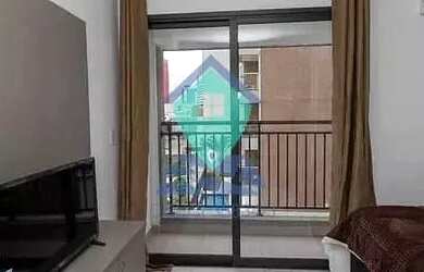 Imagem: O studio possui 1 Dormitório, 1 Banheiro, 1 Vaga na garagem