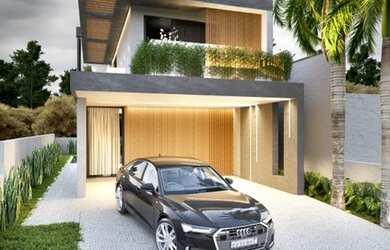 Imagem: A casa em condomínio possui 3 Dormitórios, 4 Banheiros, 2