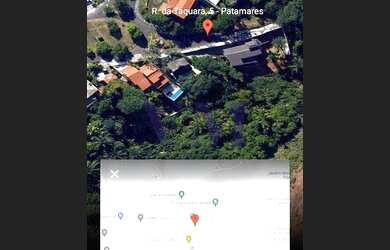 Imagem: O terreno possui 1000m² de Área e está localizado em Patamares