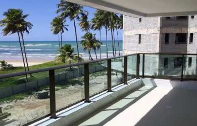 Imagem 2: Apartamento quatro suítes Pé na Areia condomínio Acqua Marine na Reseva...