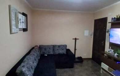 Imagem: O apartamento possui 2 Dormitórios, 1 Banheiro, 1 Vaga na garagem