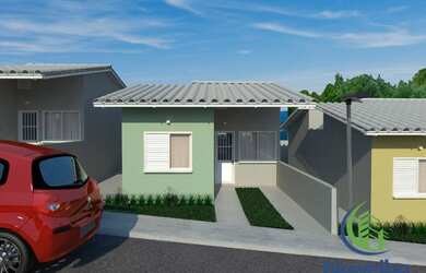 Imagem: A casa em condomínio possui 2 Dormitórios, 1 Banheiro, 1 Vaga