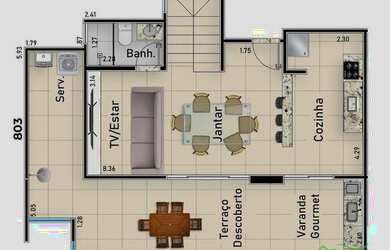Imagem 10: Cobertura à venda, 144 m² por R$ 805.100,00 - São Pedro - Juiz de Fora/MG