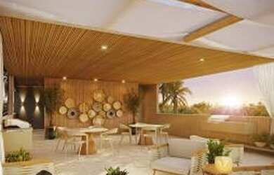 Imagem: O apartamento possui 1 Dormitório, 1 Banheiro, 1 Vaga na garagem