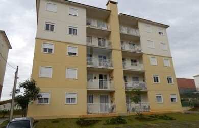 Imagem: O apartamento possui 2 Dormitórios, 1 Banheiro, 1 Vaga na garagem