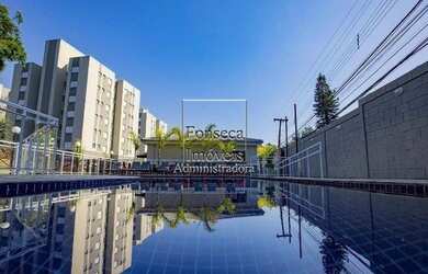 Imagem: O apartamento possui 2 Dormitórios, 1 Banheiro, 1 Vaga na garagem