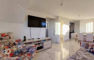 Imagem: O apartamento na cobertura possui 3 Dormitórios, 3 Banheiros