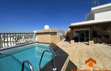 Imagem: O apartamento na cobertura possui 3 Dormitórios, 2 Banheiros