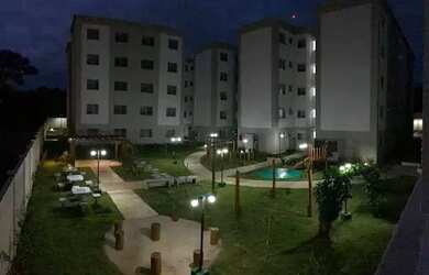 Imagem: O apartamento possui 2 Dormitórios, 1 Banheiro, 1 Vaga na garagem