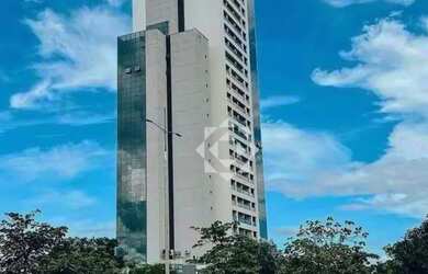 Imagem: O studio possui 1 Dormitório, 2 Banheiros, 40m² de Área