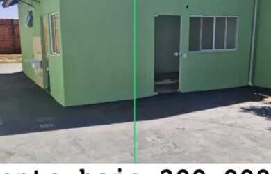 Imagem: A casa possui 2 Dormitórios, 1 Banheiro, 2 Vagas na garagem