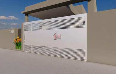 Imagem: A casa possui 2 Dormitórios, 2 Banheiros, 2 Vagas na garagem