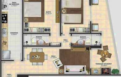 Imagem 10: APARTAMENTO COM 88,11 m² - GUILHERMINA - PRAIA GRANDE SP