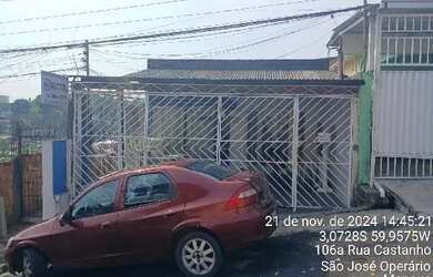 Imagem: A casa possui 1 Dormitório, 1 Banheiro, 1 Vaga na garagem