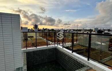 Imagem: O apartamento na cobertura possui 2 Dormitórios, 2 Banheiros