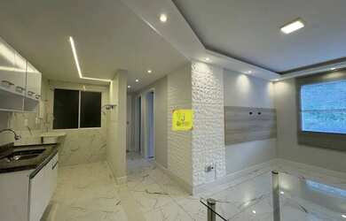 Imagem: O apartamento possui 2 Dormitórios, 1 Banheiro, 1 Vaga na garagem