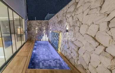 Imagem: A casa em condomínio possui 4 Dormitórios, 4 Banheiros, 2