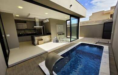 Imagem: A casa em condomínio possui 3 Dormitórios, 5 Banheiros, 4