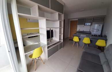 Imagem: O studio possui 1 Dormitório, 1 Banheiro, 1 Vaga na garagem