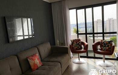 Imagem: O apartamento na cobertura possui 3 Dormitórios, 4 Banheiros