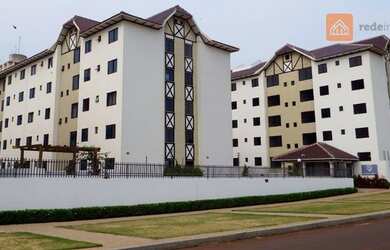 Imagem: O apartamento possui 1 Dormitório, 1 Banheiro, 1 Vaga na garagem