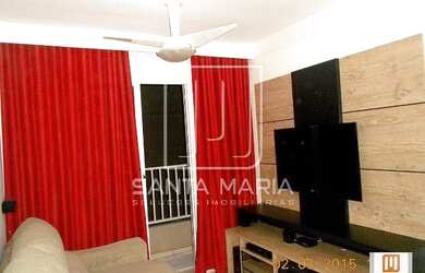 Imagem: O apartamento possui 2 Dormitórios, 1 Banheiro, 1 Vaga na garagem