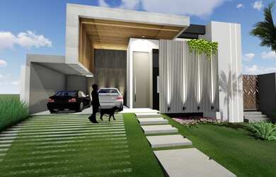 Imagem: A casa em condomínio possui 3 Dormitórios, 5 Banheiros, 4