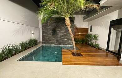 Imagem: A casa em condomínio possui 3 Dormitórios, 5 Banheiros, 4