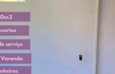 Imagem: O apartamento possui 3 Dormitórios, 2 Banheiros, 1 Vaga na