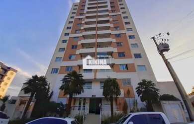 Imagem: O apartamento possui 1 Dormitório, 1 Banheiro, 1 Vaga na garagem