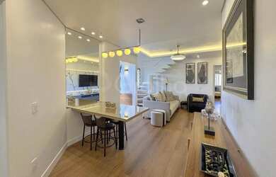 Imagem: O apartamento na cobertura possui 3 Dormitórios, 3 Banheiros