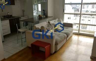 Imagem: O apartamento possui 1 Dormitório, 2 Banheiros, 1 Vaga na garagem