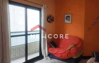 Imagem: O apartamento possui 1 Dormitório, 1 Banheiro, 1 Vaga na garagem