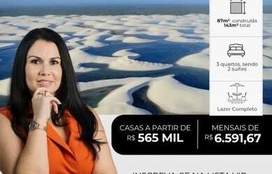 Imagem: Pré lançamento em Barreirinhas-Casas com 3 suítes e quintal